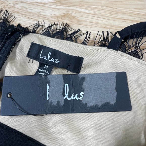 Lulus NWT Divine Delight Black Floral Embroidered Maxi Dress Size M Sleeveless - Picture 4 of 12